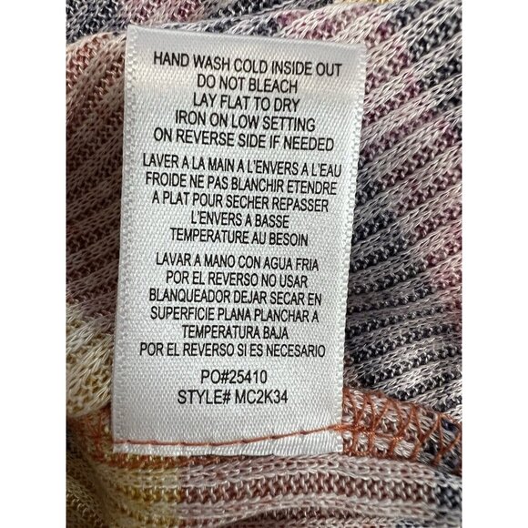 Bobeau Womens Amie Waterfall Cardigan~Size S~Navy Rust Combo~Stitch Fix L5 10 - Picture 10 of 10